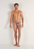 Funky Styles Tanga Briefs | Blue Print 403246-P0RA