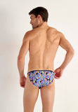 Funky Styles Tanga Briefs | Blue Print 403246-P0RA