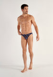 Funky Styles Comfort Micro Briefs | Black Prin 403247-P004