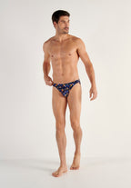 Funky Styles Comfort Micro Briefs | Black Prin 403247-P004
