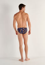 Funky Styles Comfort Micro Briefs | Black Prin 403247-P004