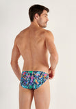 Funky Styles Comfort Micro Briefs | Navy Blue Print 403247-P0NB