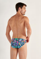 Funky Styles Comfort Micro Briefs | Navy Blue Print 403247-P0NB
