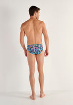 Funky Styles Comfort Micro Briefs | Navy Blue Print 403247-P0NB
