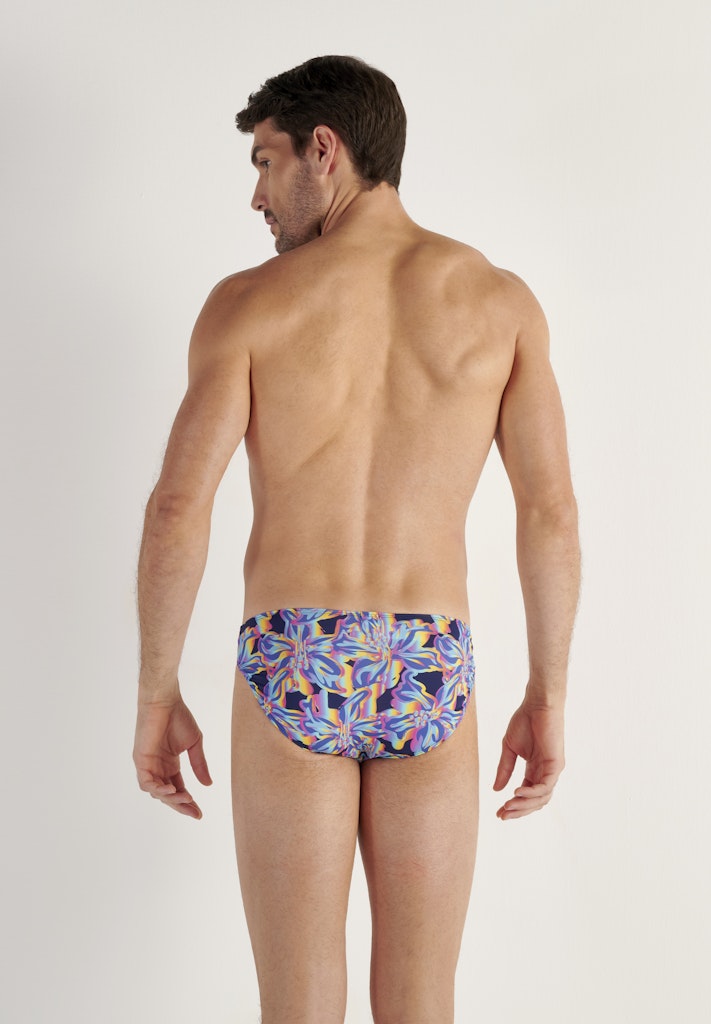 Funky Styles Comfort Micro Briefs | Blue Print 403247-P0RA