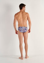 Funky Styles Comfort Micro Briefs | Blue Print 403247-P0RA