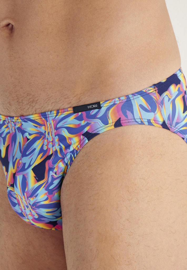 Funky Styles Comfort Micro Briefs | Blue Print 403247-P0RA