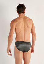 Monsieur Comfort Micro Briefs | Black/White Stripes 403250-R04W