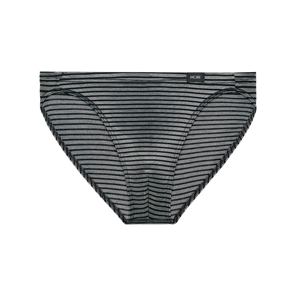 Monsieur Comfort Micro Briefs | Black/White Stripes 403250-R04W