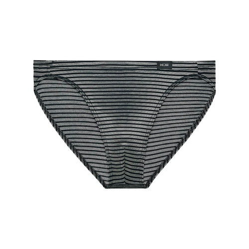 Monsieur Comfort Micro Briefs | Black/White Stripes 403250-R04W