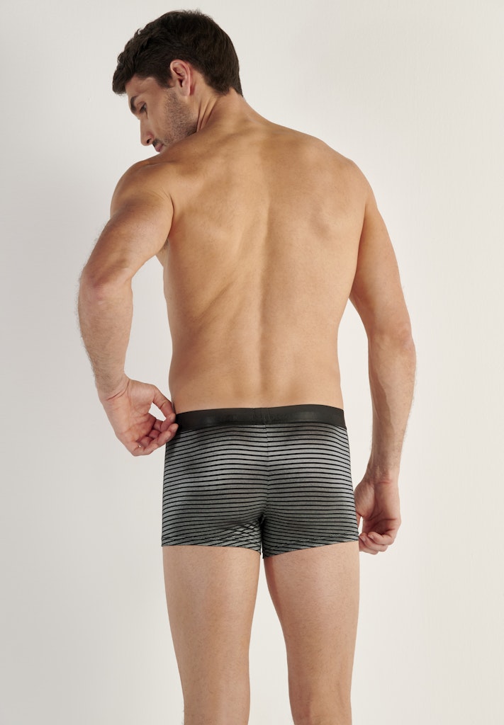Monsieur Boxer Briefs | Black/White Stripes 403251-R04W