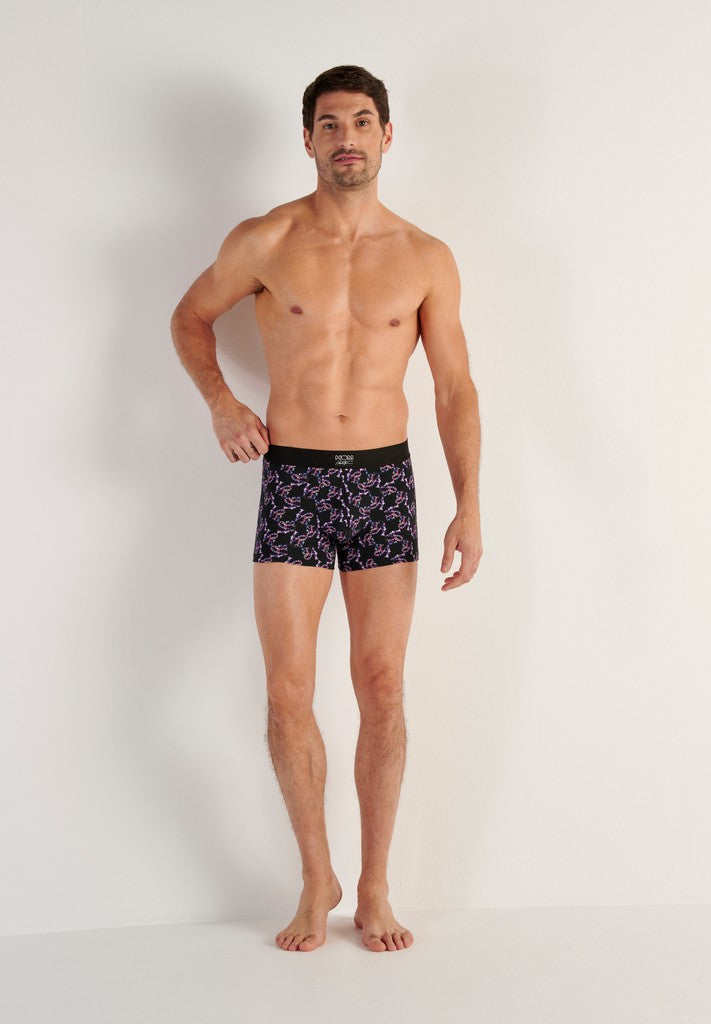 Pop Love Boxer Briefs | Black Print 403253-P004