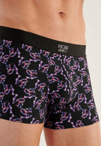 Pop Love Boxer Briefs | Black Print 403253-P004