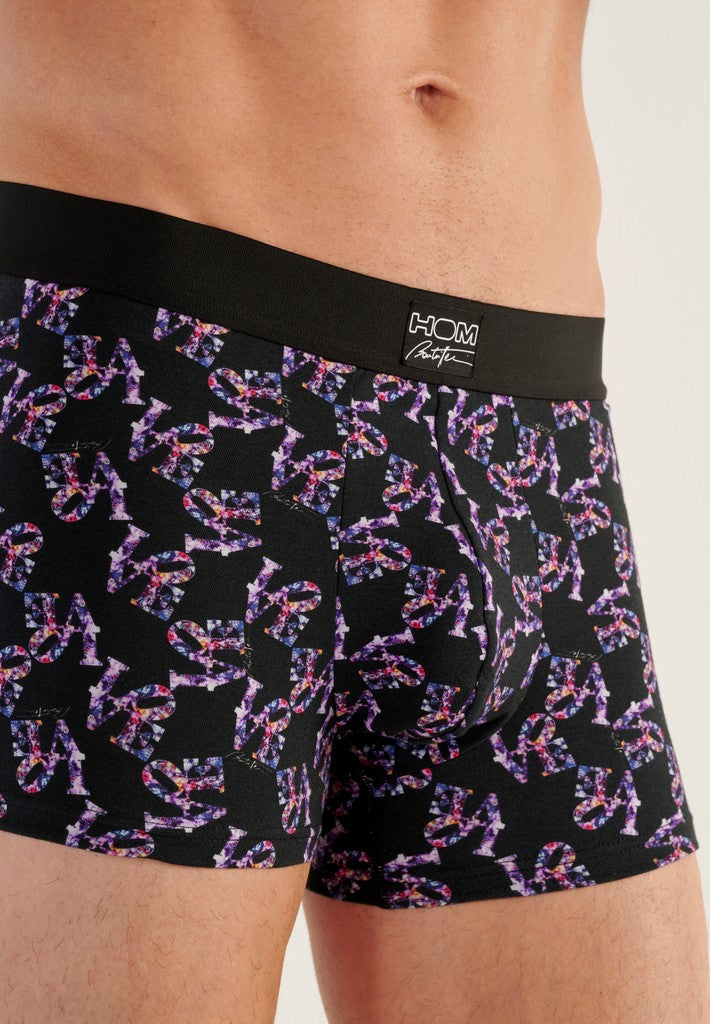 Pop Love Boxer Briefs | Black Print 403253-P004