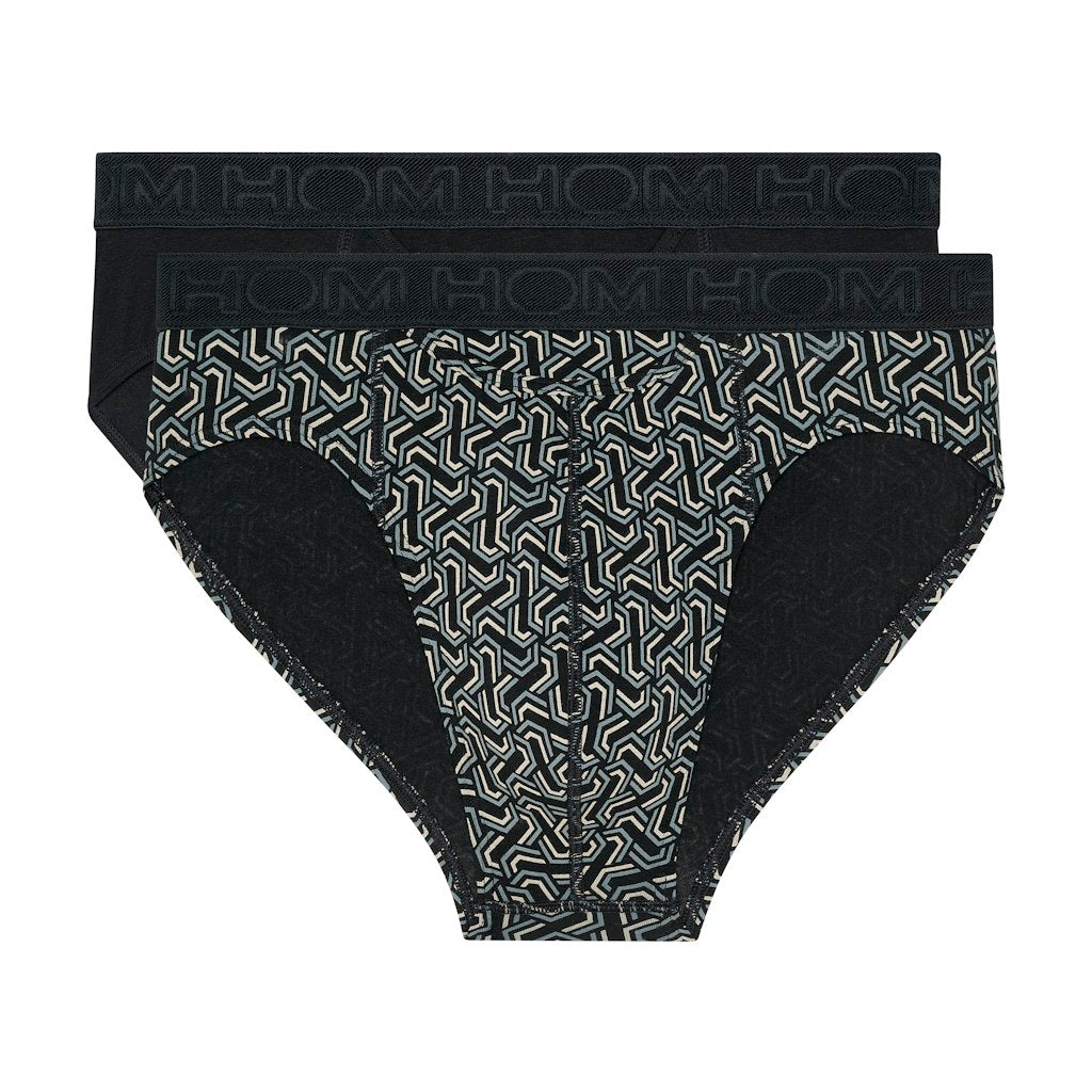 Tom #2 Mini Briefs Ho1 2p | Black/Black Print 403254-D042