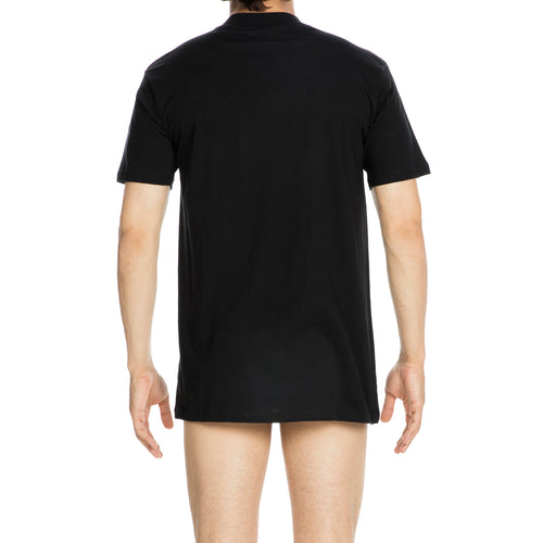 405508 Harro New Tee-Shirt Crew Neck - M014 Black Combination