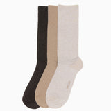 405640 Triple Pack Coton One Size Socks Three Pack - V001 Multiple Colours 1