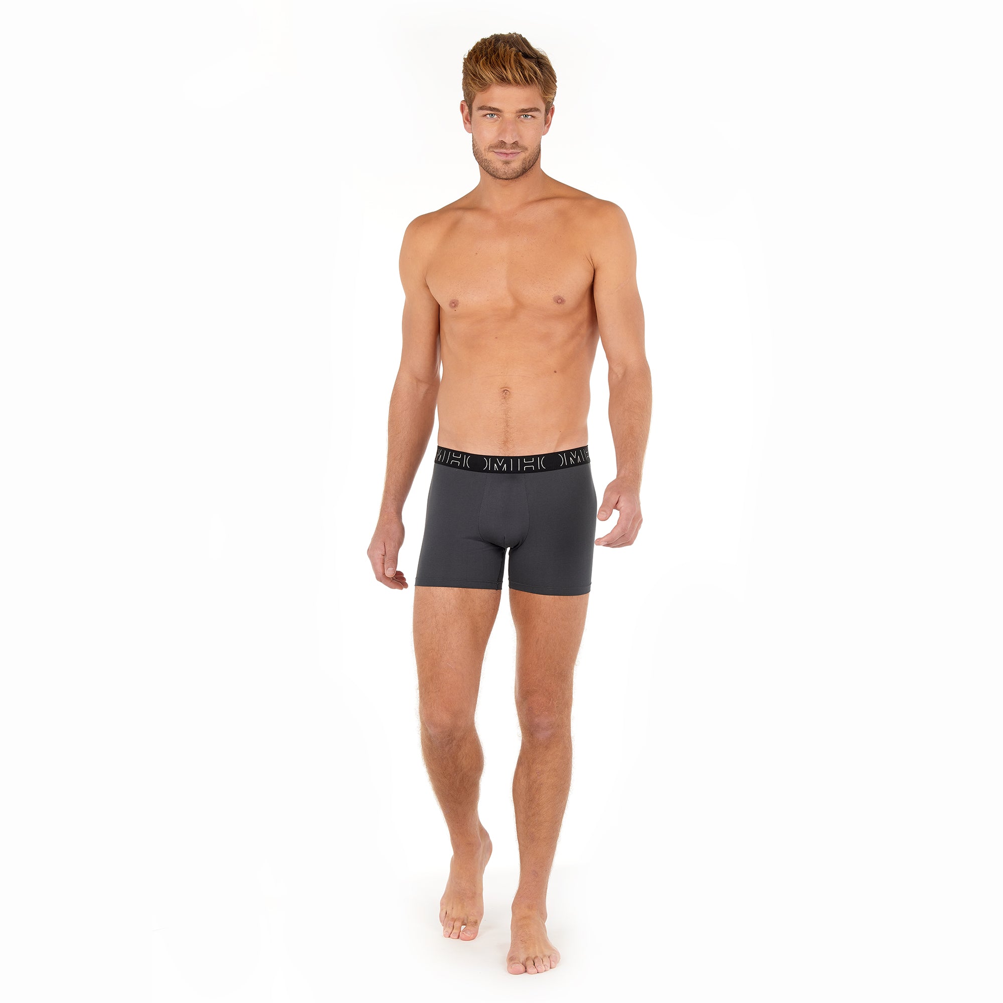 405769 Patrick #2 Long Boxer Briefs 3p - T017 Black/Grey/Grey