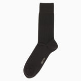 Laine Coton One Size Socks | Brown - Dark Combo 407548-M004