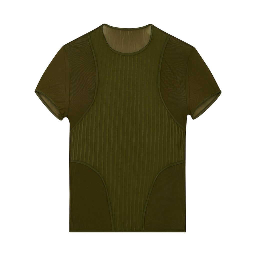 Personal Allure Tee-Shirt Crew Neck | Olive 463044-1050
