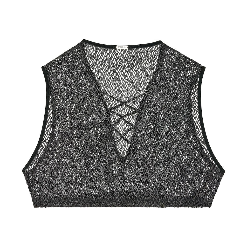 Night Universe Crop Top | Silver Grey 463056-00RP