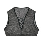 Night Universe Crop Top | Silver Grey 463056-00RP