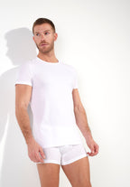 Supreme Cotton Crew Neck T-Shirt | White 401330-0003