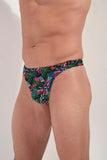 Funky Styles Thong | Black Print 403013-P004