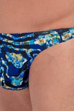 Funky Styles Thong | Navy Blue Print 403013-P0NB