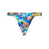 Colorful thong with abstract pattern on a white background