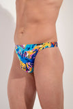 Funky Styles Thong | Turquoise Print 403013-P0PF