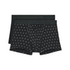 Gabriele #2 Boxer Briefs H01 2-Pack | Black/Black Print 402874-D042