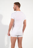 401331 Supreme Cotton Tee-Shirt V Neck - 0003 White