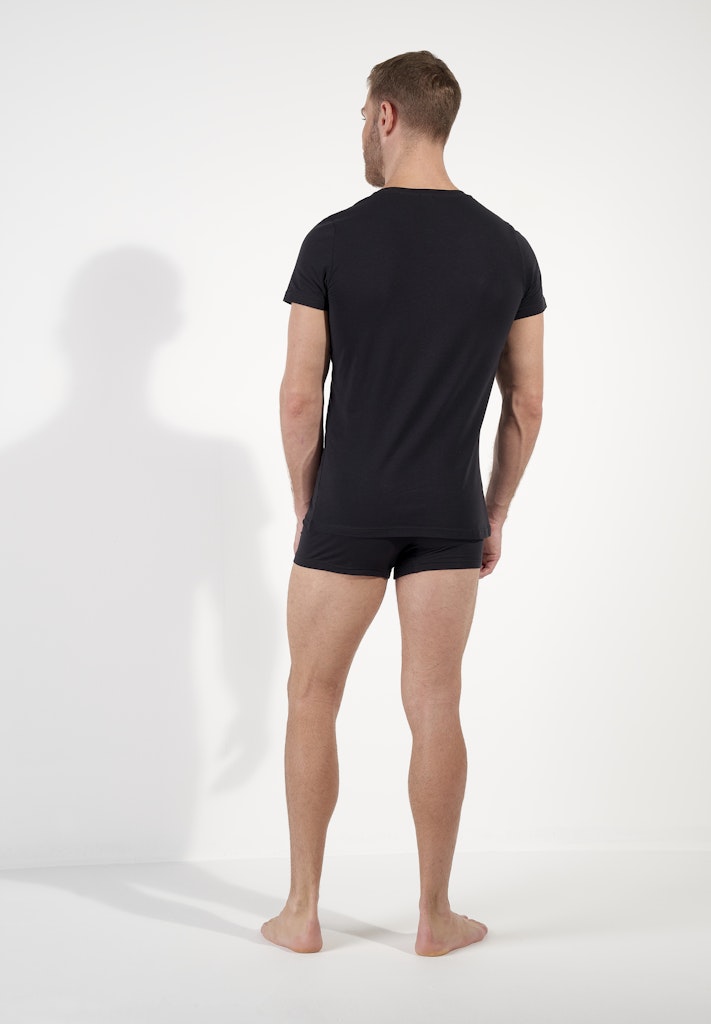 401330 Supreme Cotton Tee-Shirt Crew Neck - 0004 Black