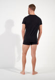 401331 Supreme Cotton Tee-Shirt V Neck - 0004 Black