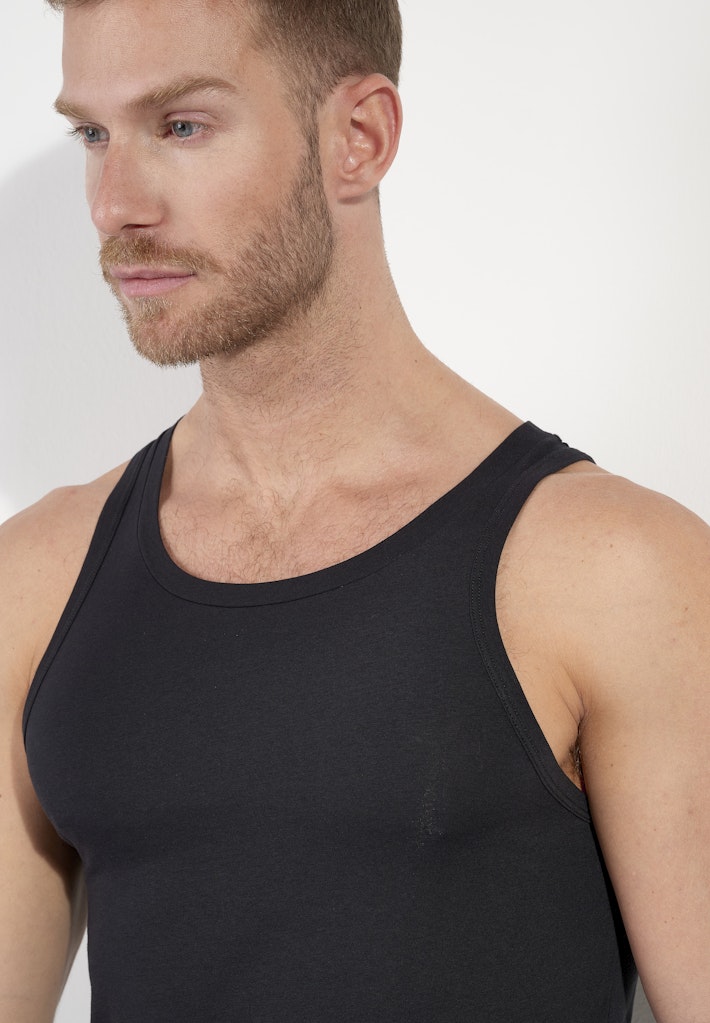 401332 Supreme Cotton Tanktop - 0004 Black