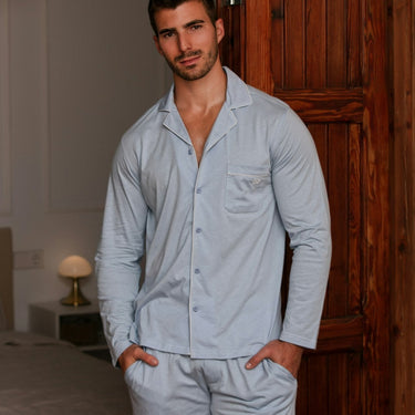Rafael Long Sleepwear | Light Blue 403064-3596