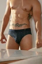 Bo Comfort Mini Briefs | Navy Print 403230-I0RA