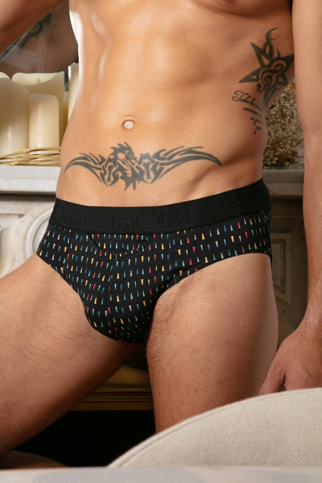 Rolling Mini Briefs HO1 | Black Print 403232-I004