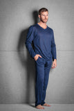 402673 Cocooning Long Sleeve Shirt V - 00ra Navy