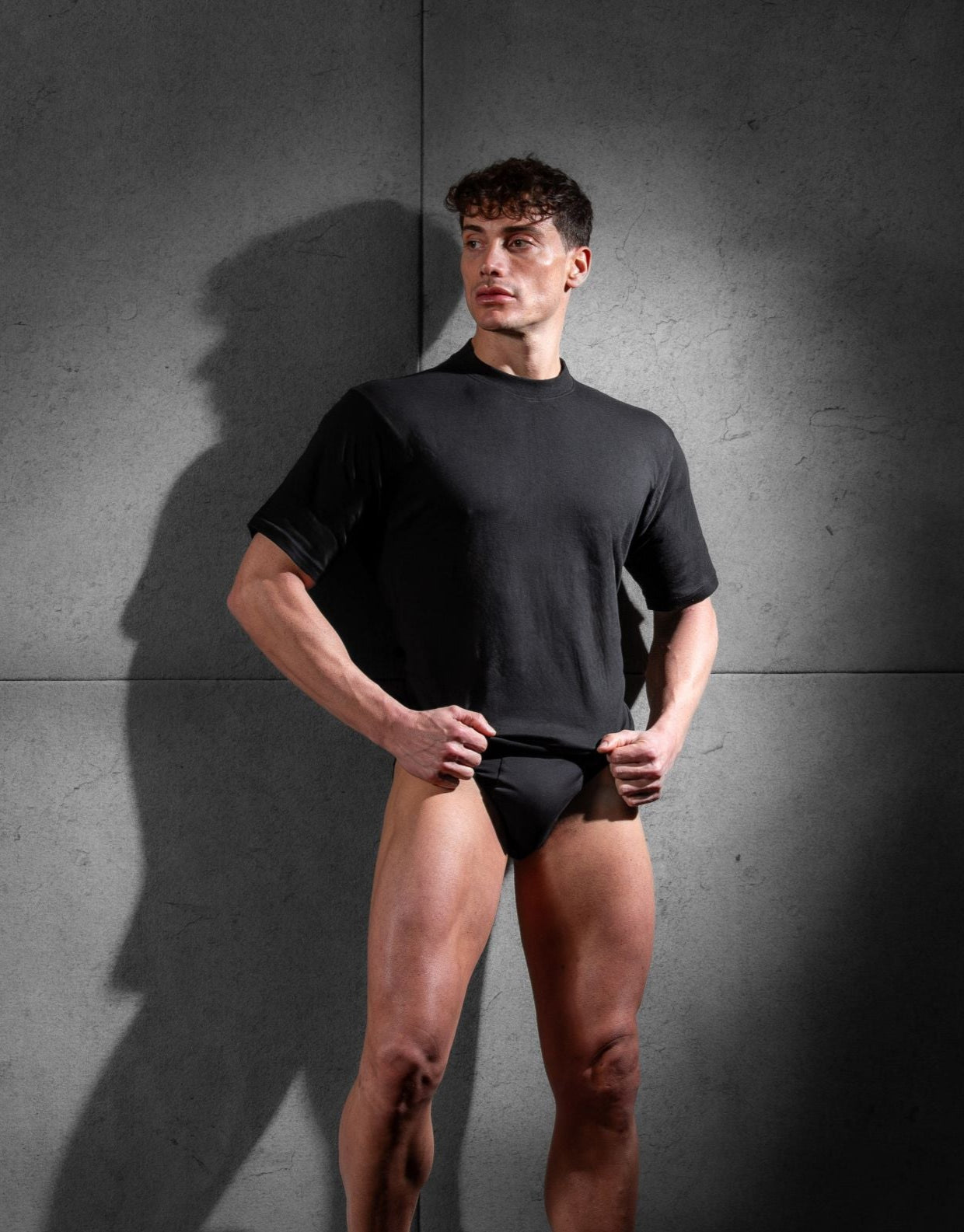 405508 Harro New Tee-Shirt Crew Neck - M014 Black Combination