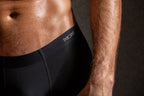 402753 Modal Clean Cut Comfort Boxer Briefs - 0004 Black