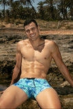 Tartane Swim Shorts | Blue Print 402915-P0BI