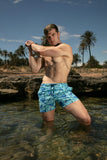 Tartane Beach Boxer | Blue Print 402916-P0BI