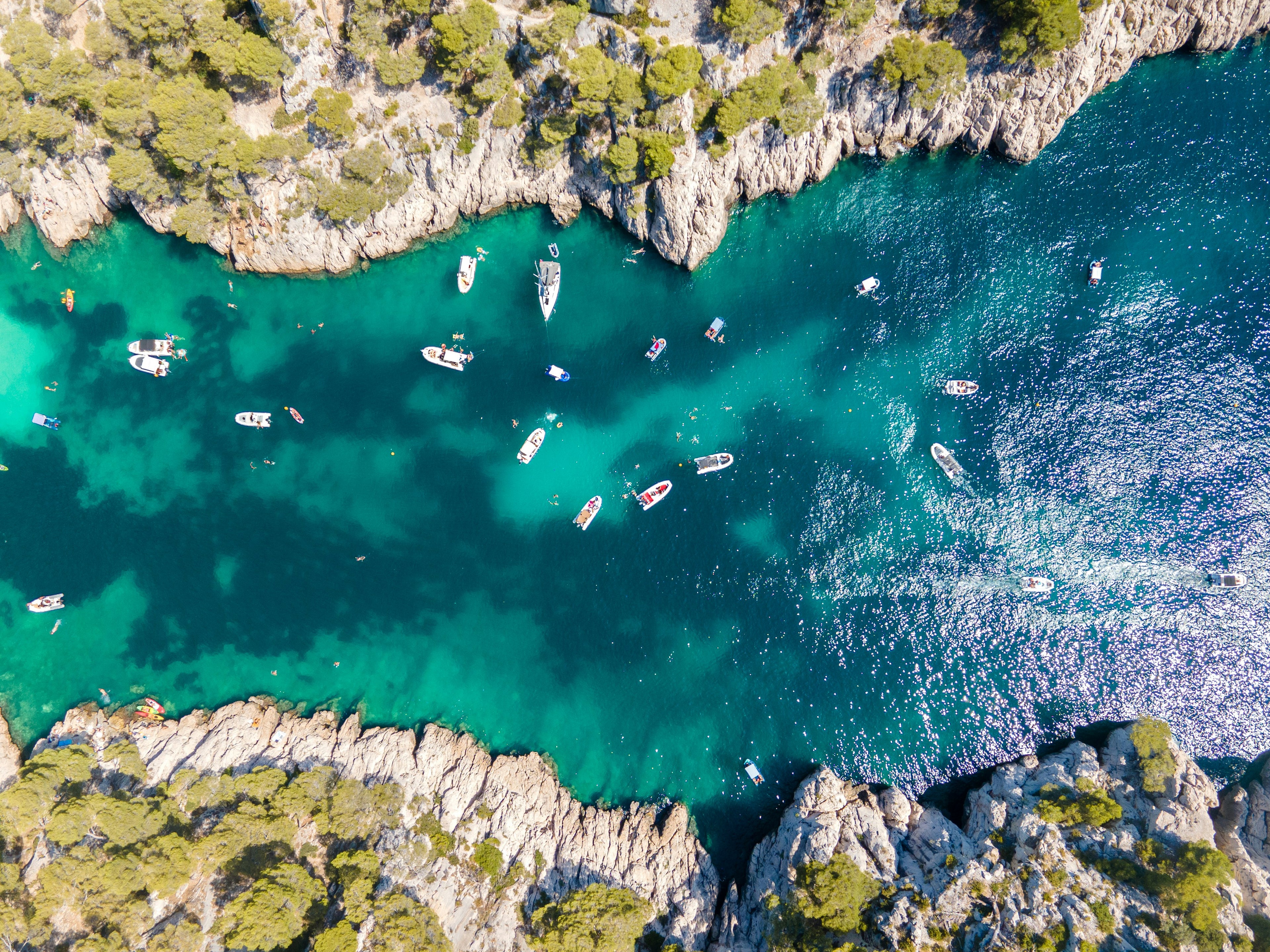 aerial photo of Marseille, France